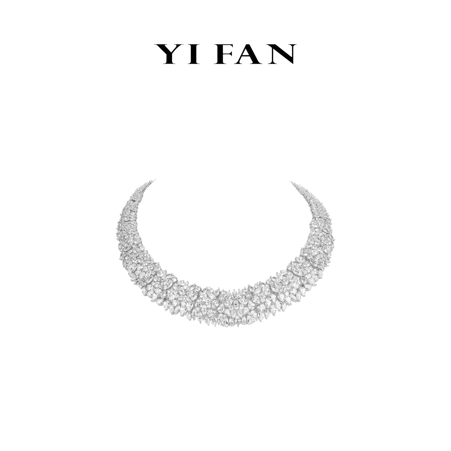 High Jewelry collection: Luxury Mixed-cuts "the Vault of Firmament" jewelry Necklace