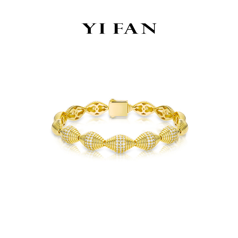 Geometric Luxe Collection: Modern Multi-purpose "Golden Luminary Link" detailed Bracelet/Necklace #4928