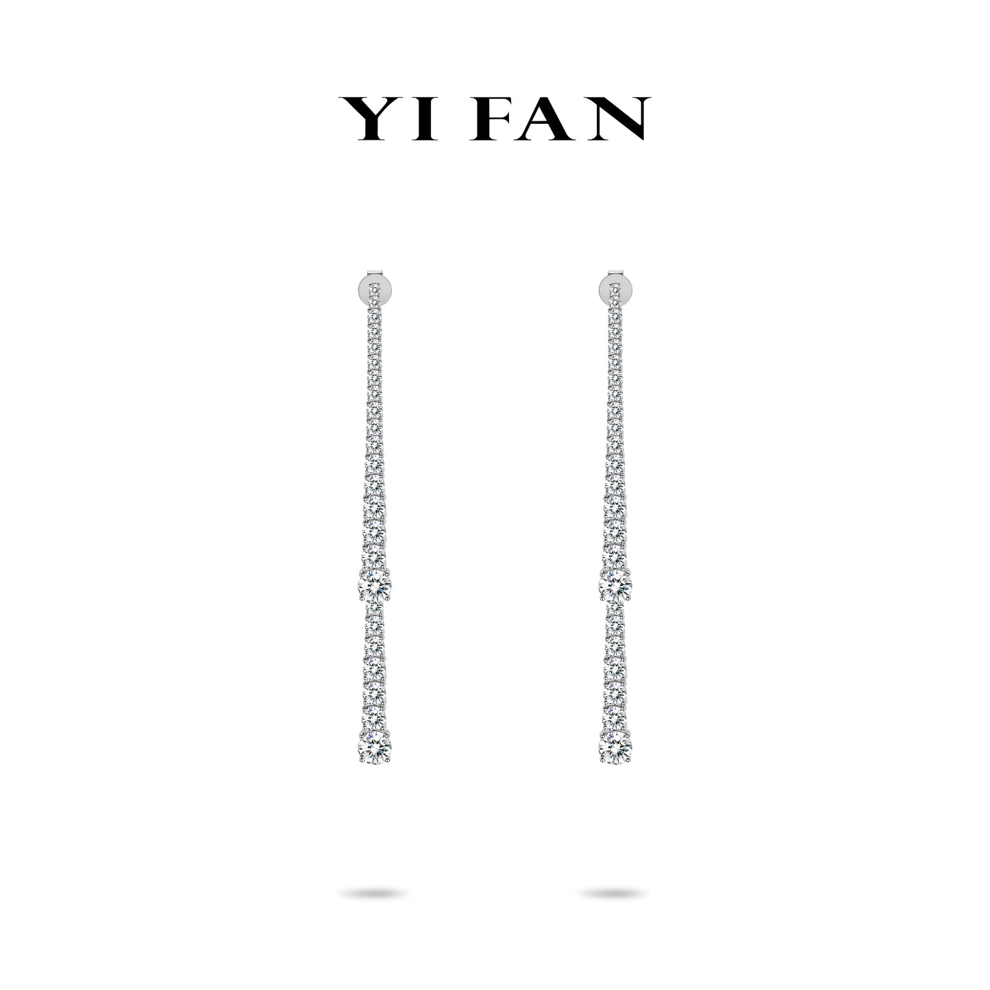 Ethereal sparkle Collection: Modern Multi-purpose "Dual-Allure Sparkle Twilight Beam” exquisite Convertible dangle Earrings #30209