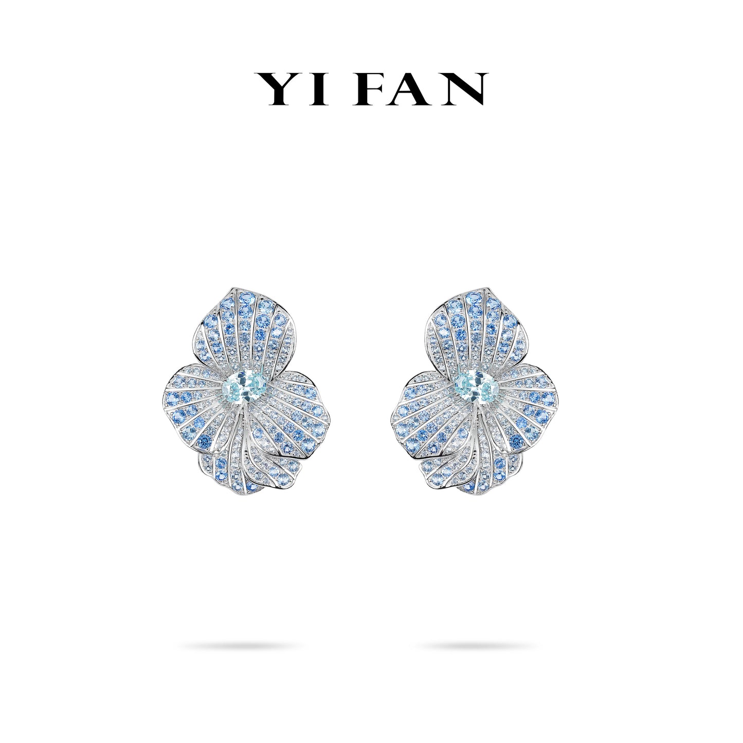 Spring collection:Lab Created Gemstones Aquamarine Earrings 925 sterling silver #3370 #12001