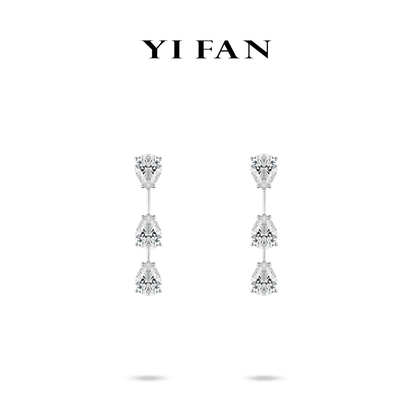 Ethereal Sparkle Collection: Modern Multi-purpose "Aria Drops"exquisite dangle Earrings #4834