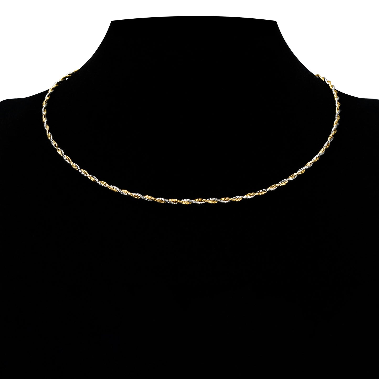 Made in Italy:Simple necklace 925 sterling silver(Gold Colour)