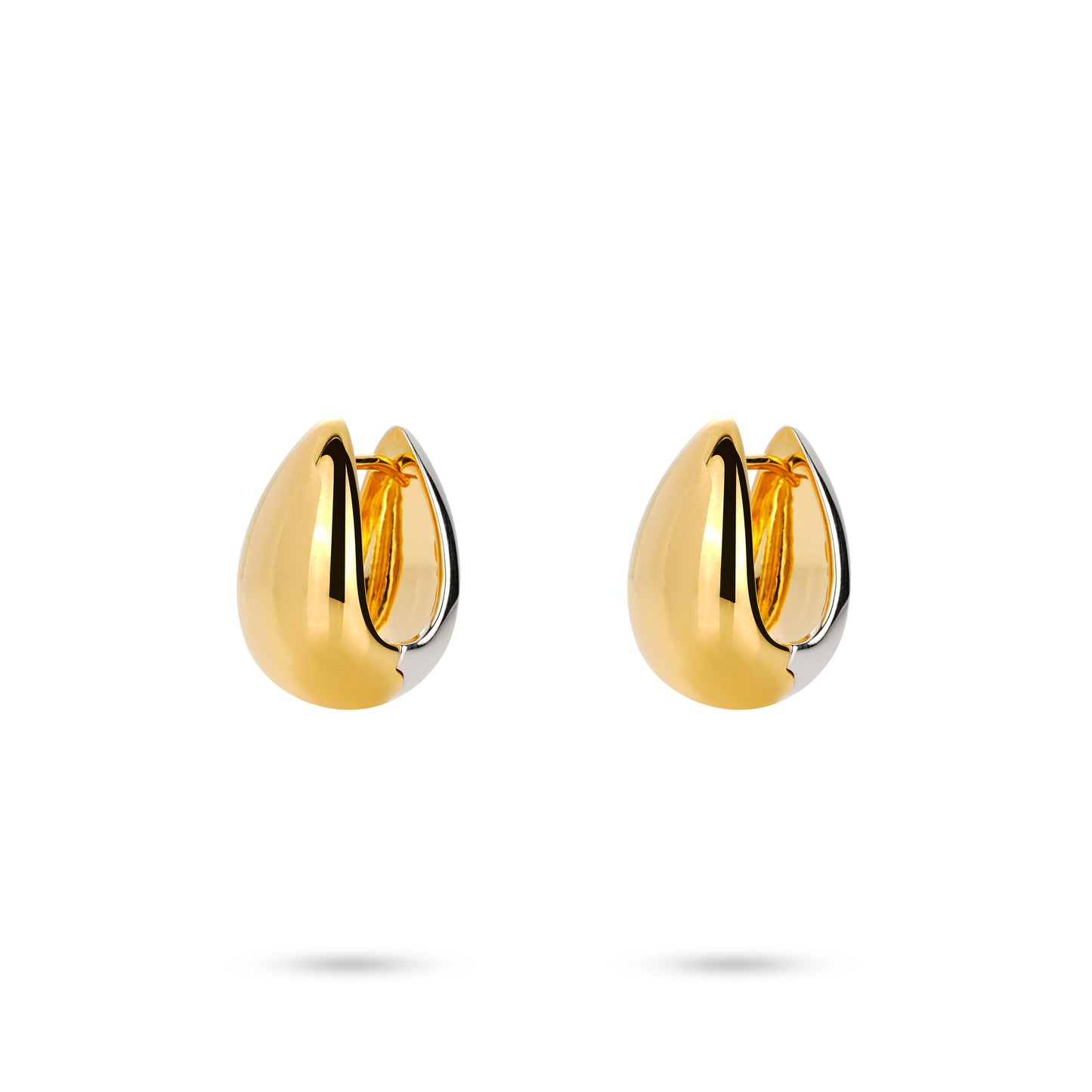 Golden Series:Lab Created Gemstones White Elephant Earrings 925 sterling silver