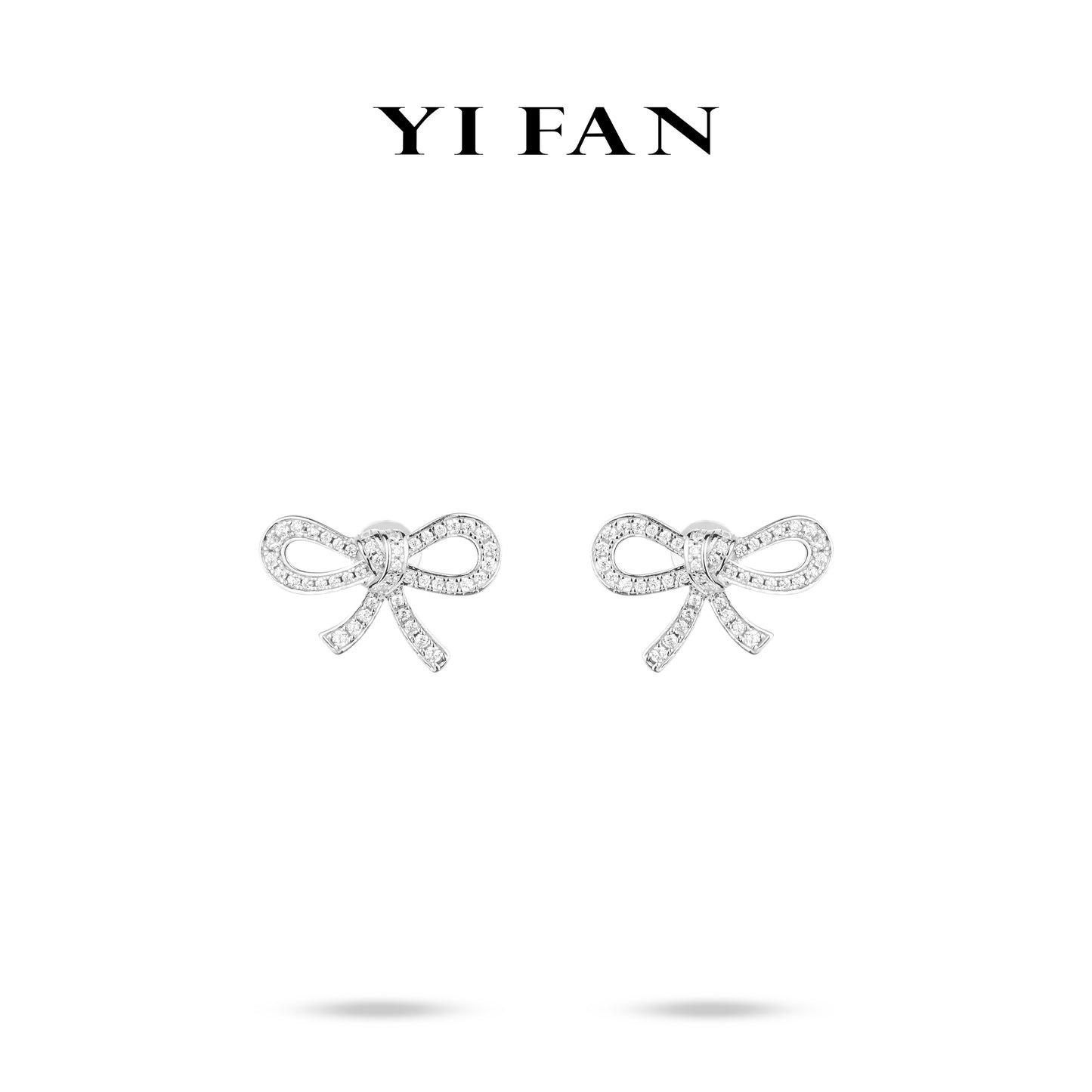 Minimalist collection: Modern "Pretty Bow-tie" Earrings #928 #03002