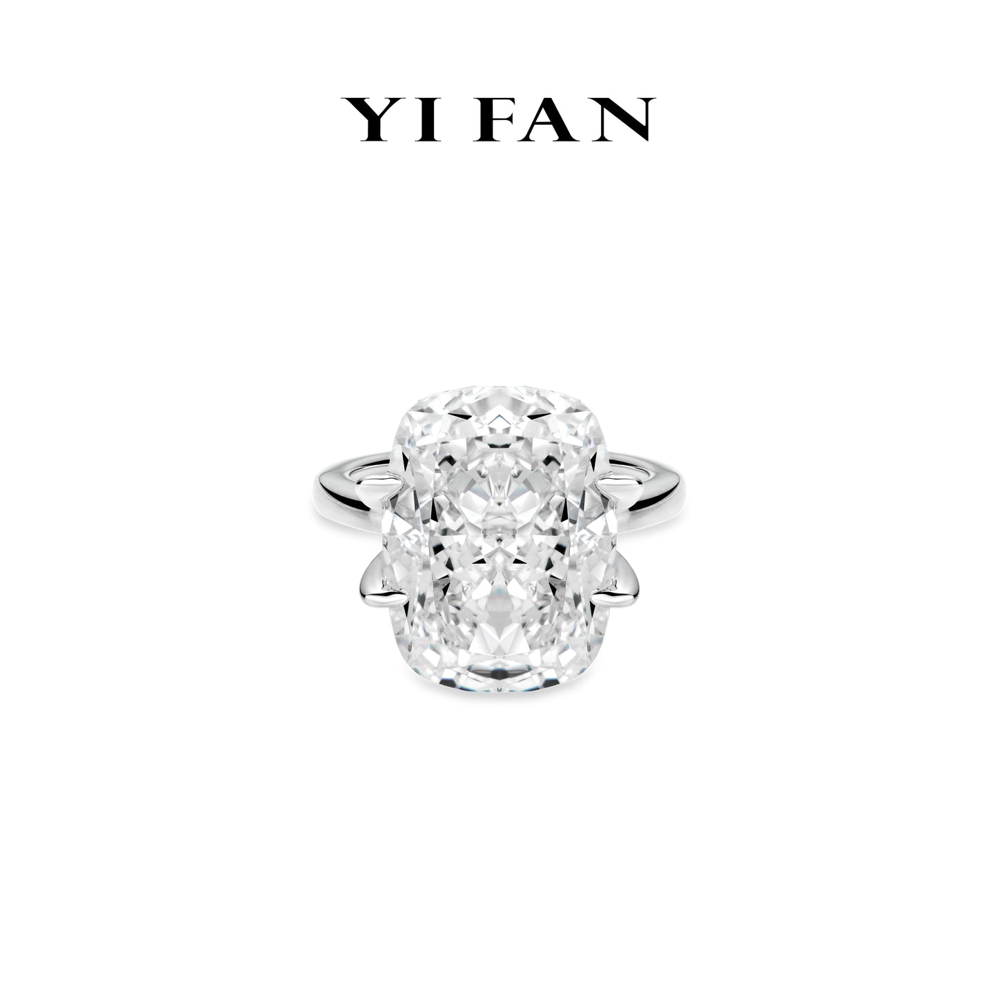 #10264 Wedding collection: Luxury G color "Icy Brilliant" 22-carat Eco Diamond Ring