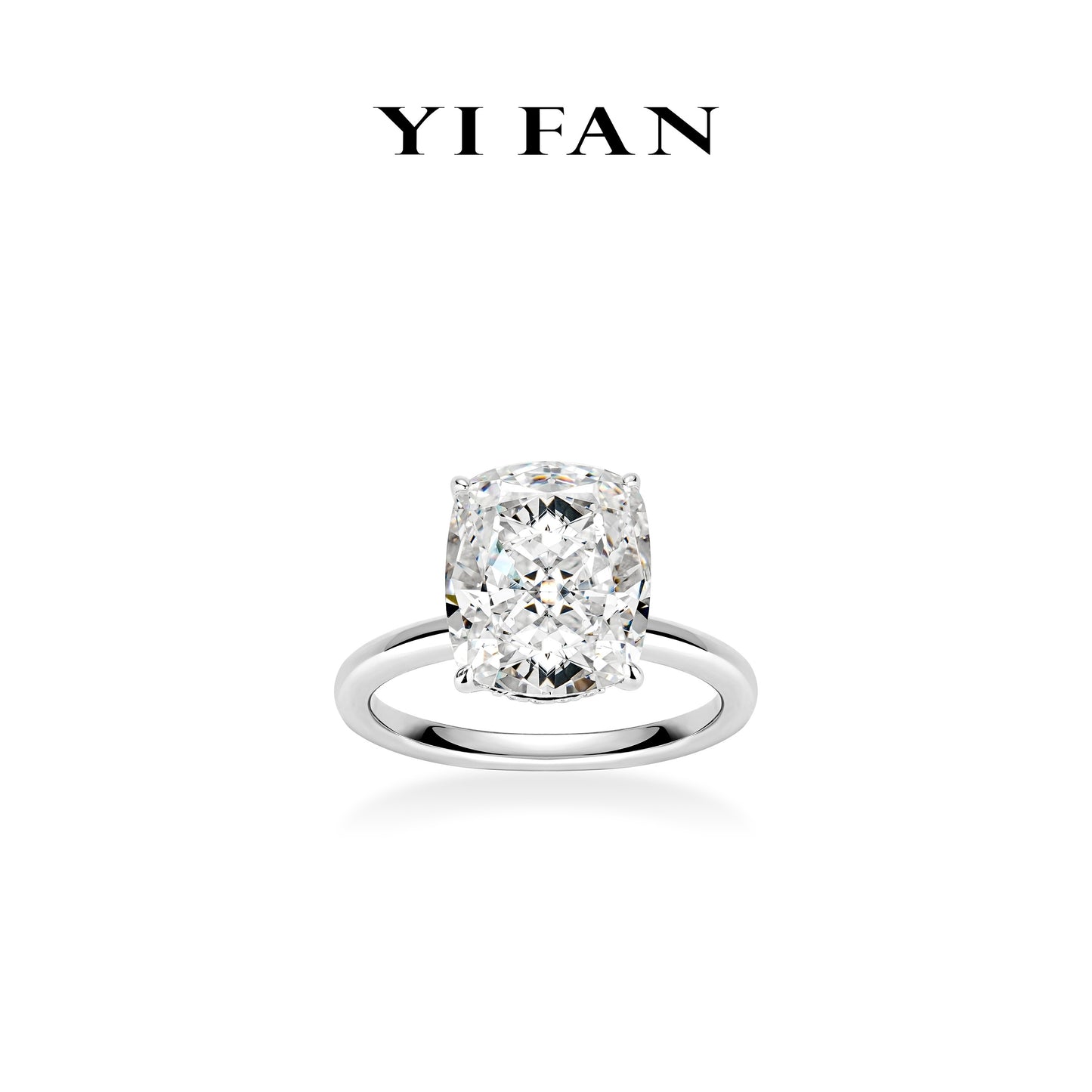 Wedding collection: D color lcy-cut"Modern Rock" Engagement/Wedding Ring #1542