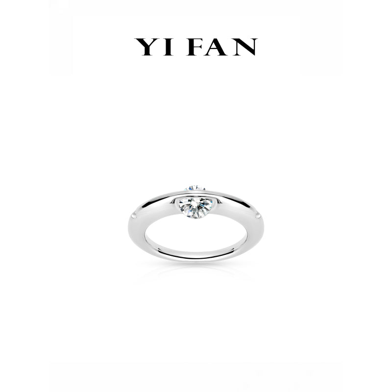 Pure Radiance Collection: Modern "Brilliant Floating Diamond" exquisite Ring #1755 #03117