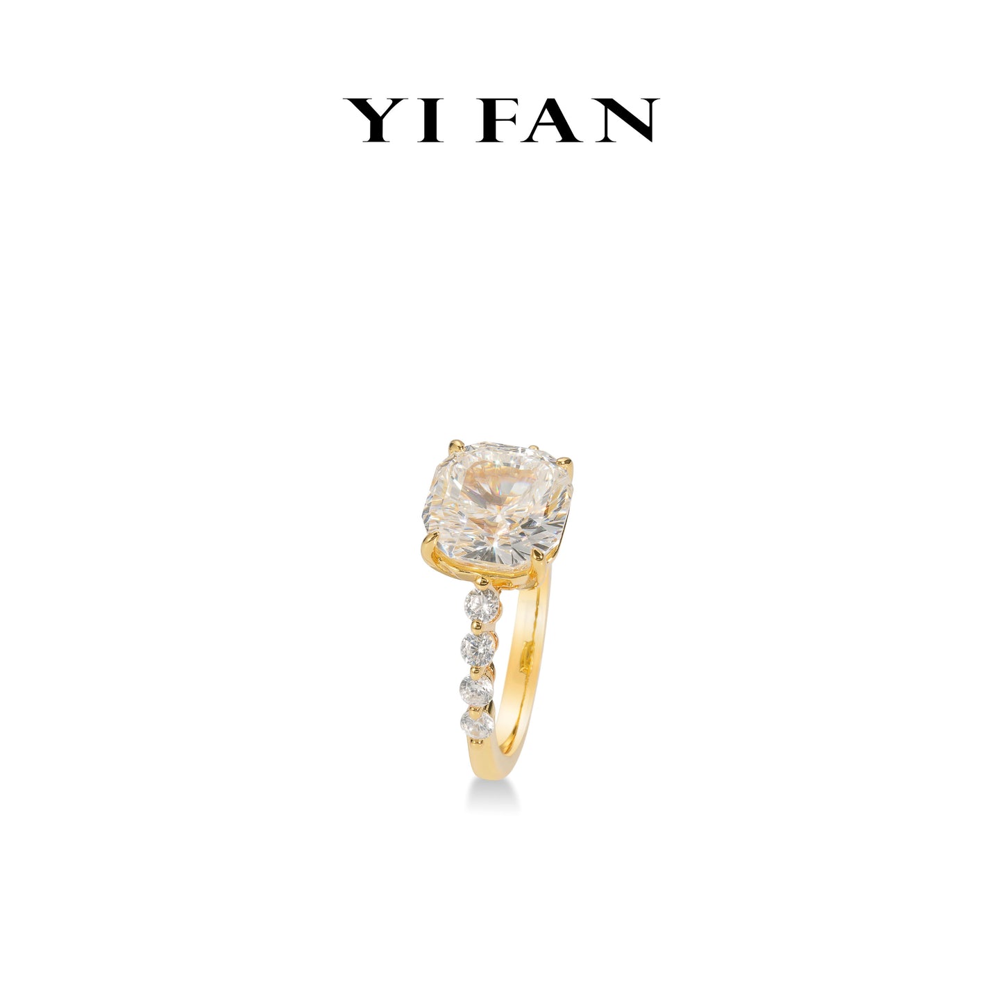 Lab Created Gemstones White “Millennium cut” Rings 925 sterling silver #1403