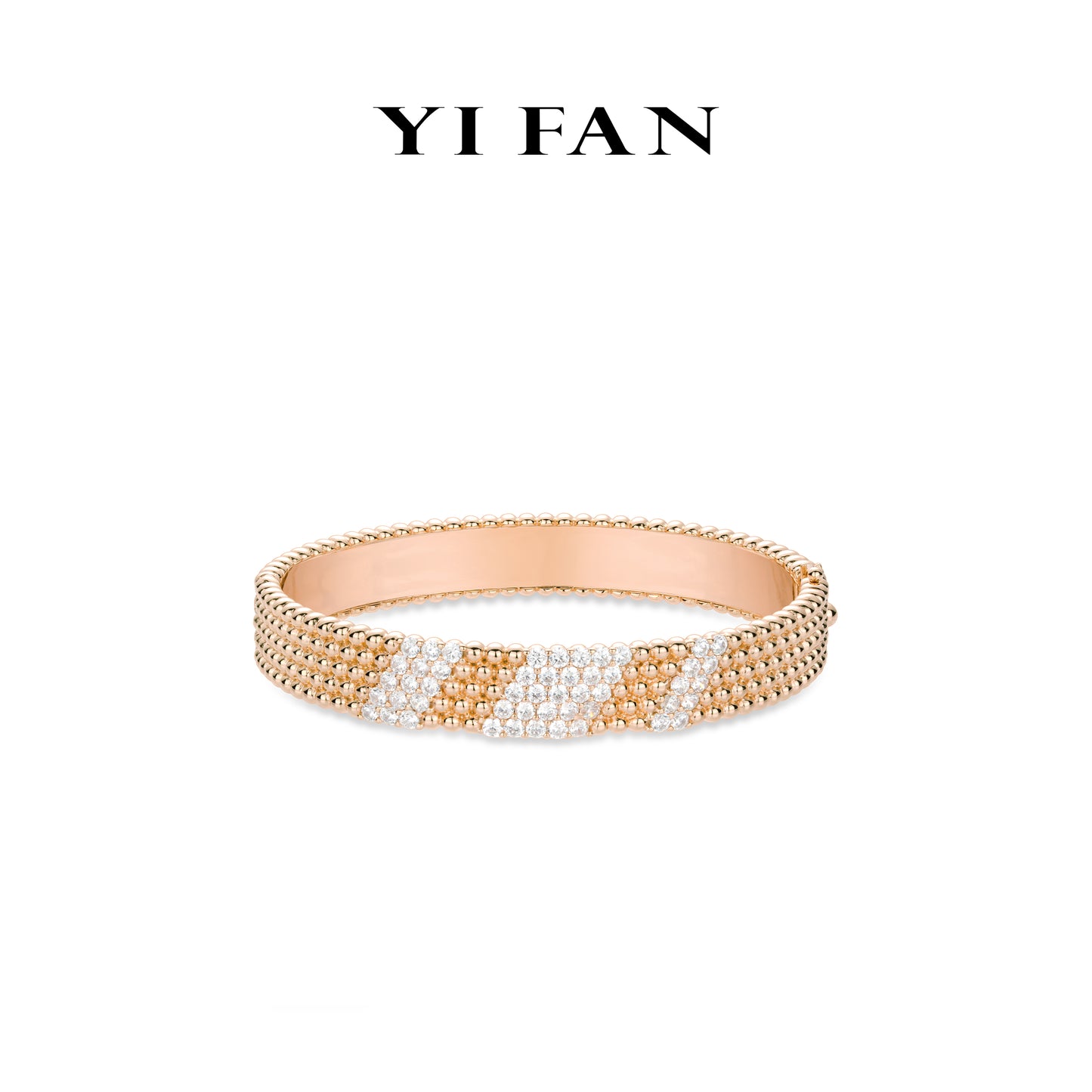 Rose-gold Fever collection: Modern "rose the stars are full of beads” Bracelets #4477