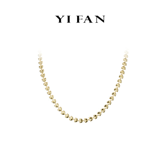 High Jewelry collection: Luxury style unique chain Golden Necklace