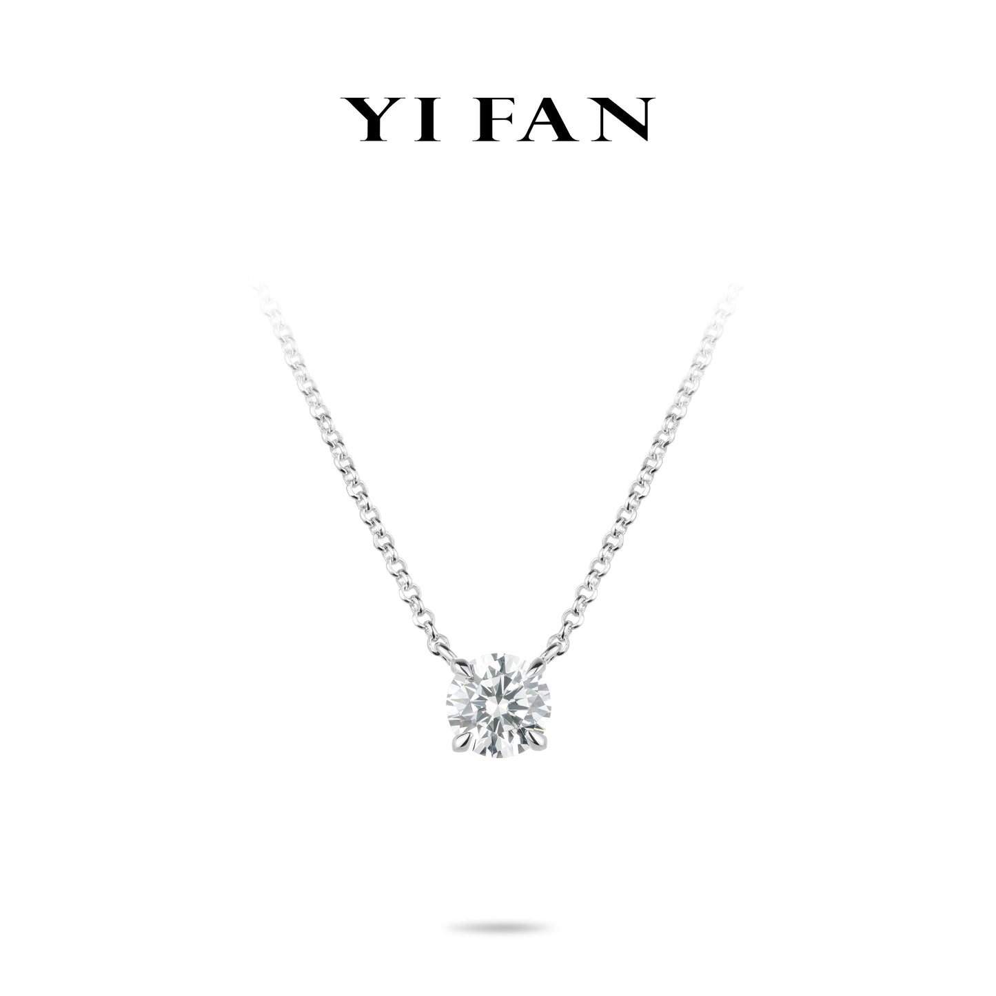 Welfare Exclusive: Modern "Round cut" Pendant Necklace (1 carat)