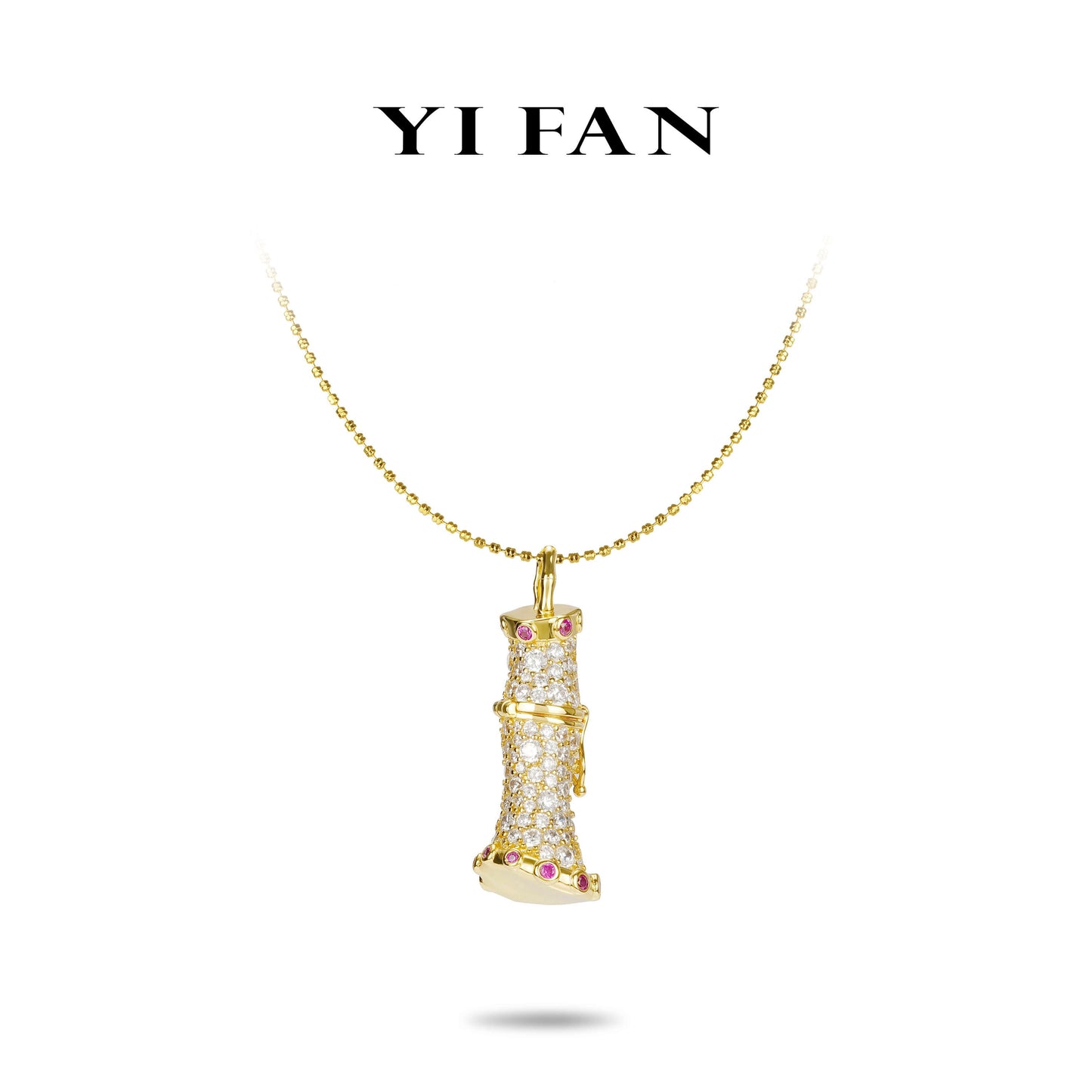 High Jewelry collection: Mysterious Golden Bamboo Necklace (Triple Fortune Edition) #2439