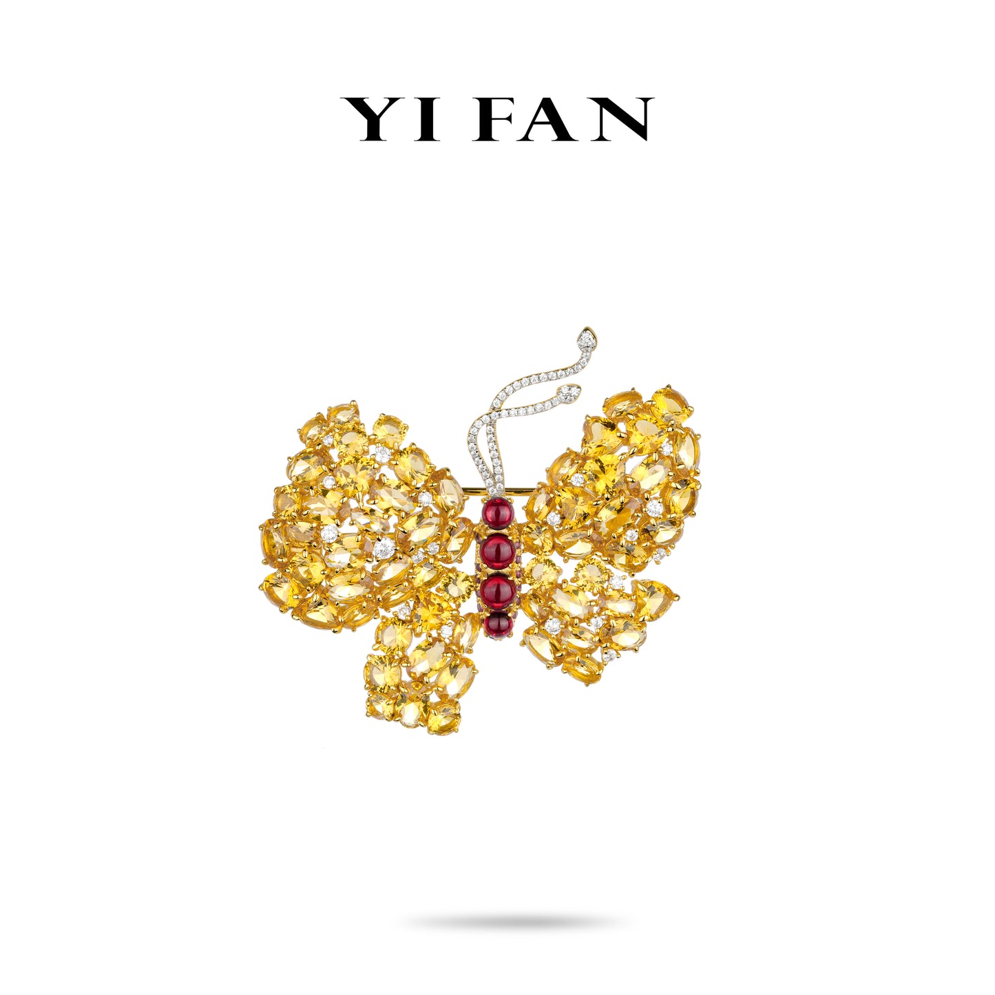 Animal collection: Luxury "Vibrant Butterfly" detailed Brooch #5061