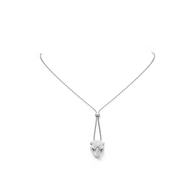 Promotion design: The nature collection: the "Leopard" Luxury Queen Necklace, sterling silver