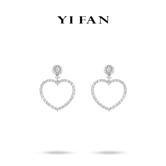 #30008 Summer collection: Luxury “Hollow out Hearts” detailed Earrings #03100