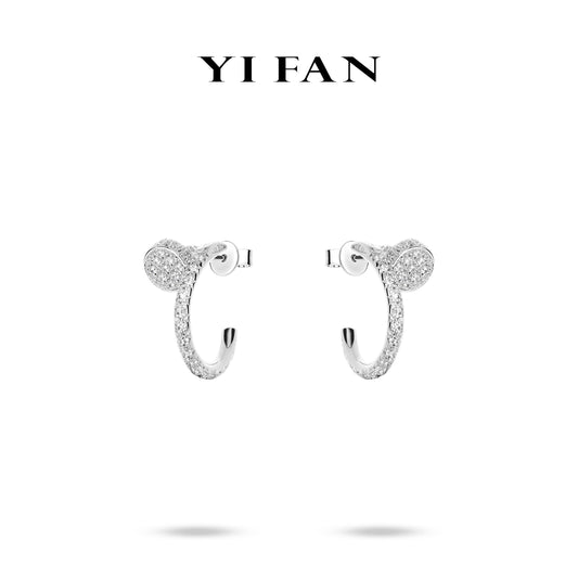 #30073 Luxurious collection: Modern "Extremely robust Nail" Earrings #03106