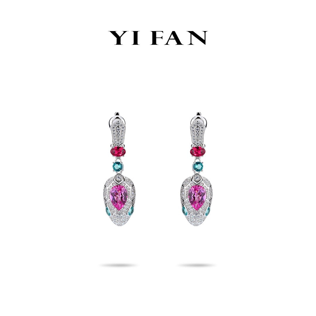 High Jewelry collection: Luxury “Dazzling Serpent” Earrings