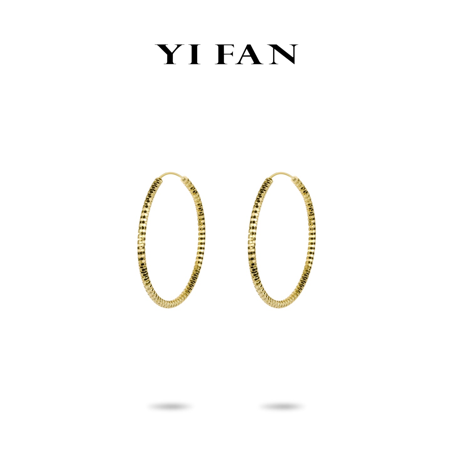 Golden time Collection: "Modern Italian Galaxy" fine earrings