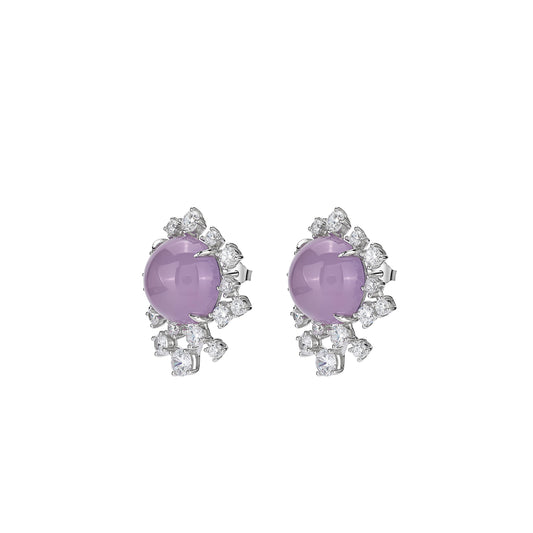 Lab Created Gemstones Earrings Jade