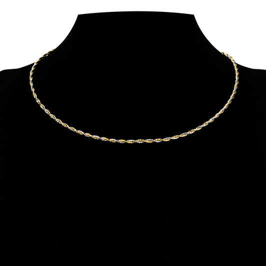 Made in Italy：Simple necklace 925 sterling silver(Gold Colour)