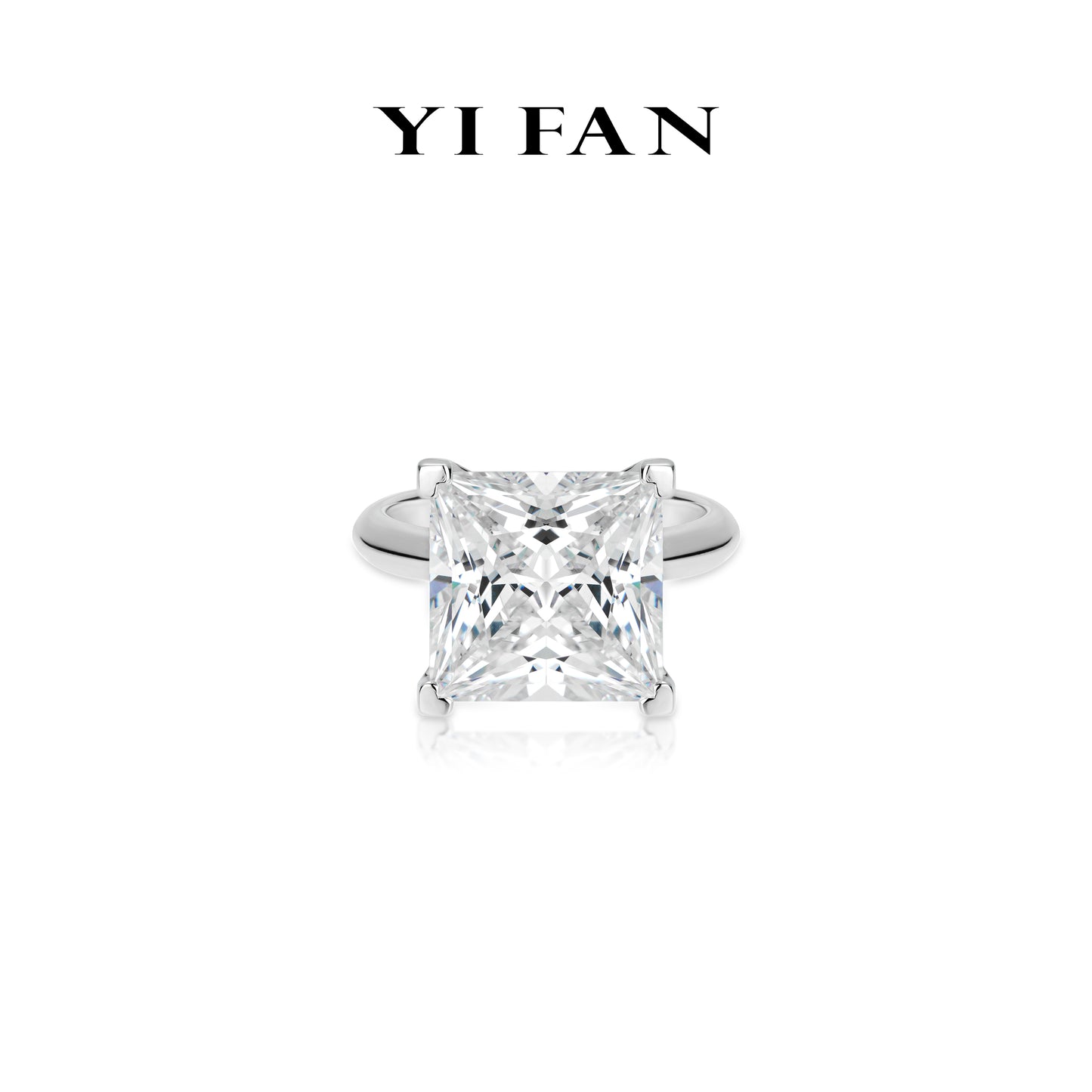 Ethereal sparkle Collection:Glamorous "Princess square cut" exquisite Ring #10598