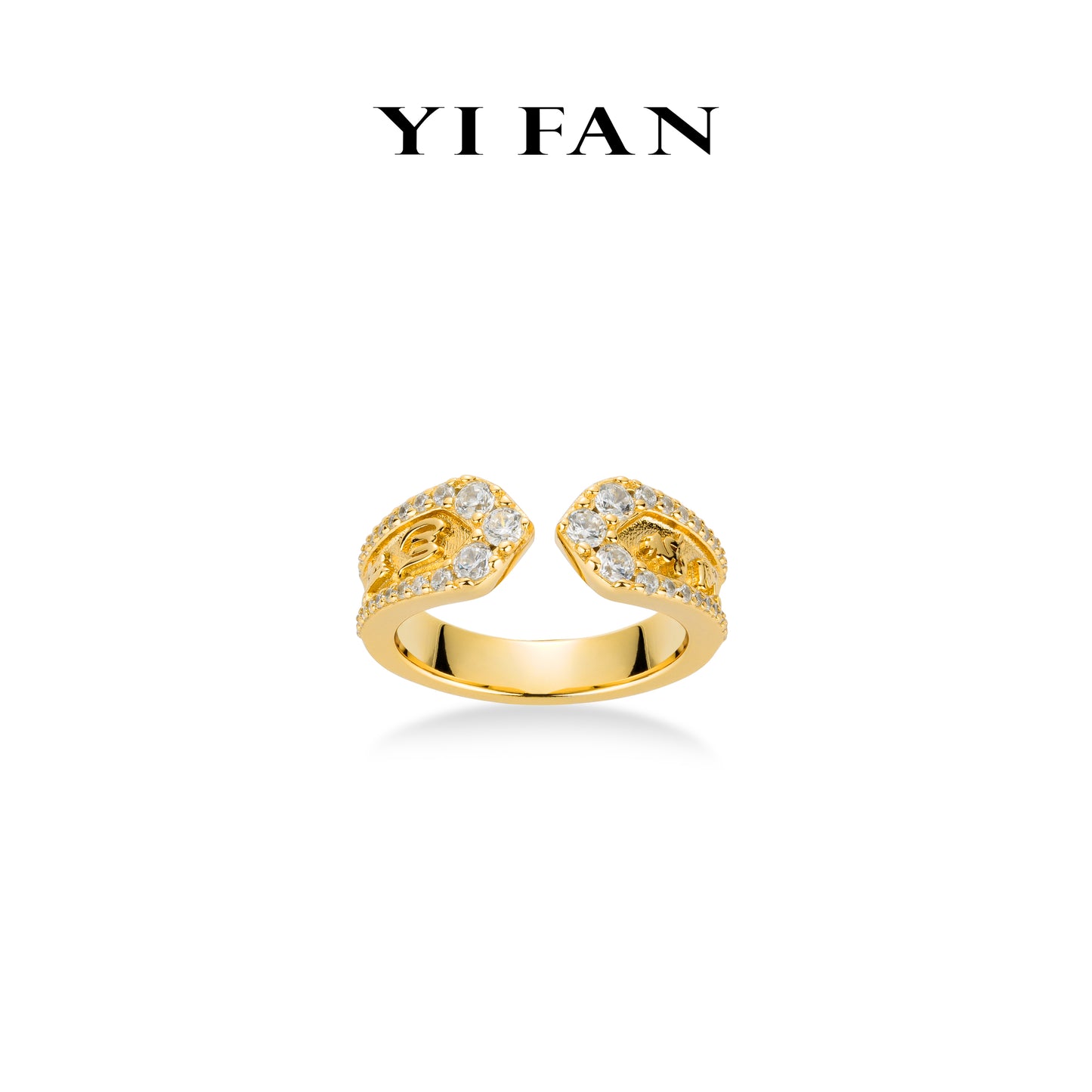 Minimalist collection:"Om mani padme hum" Modern Ring