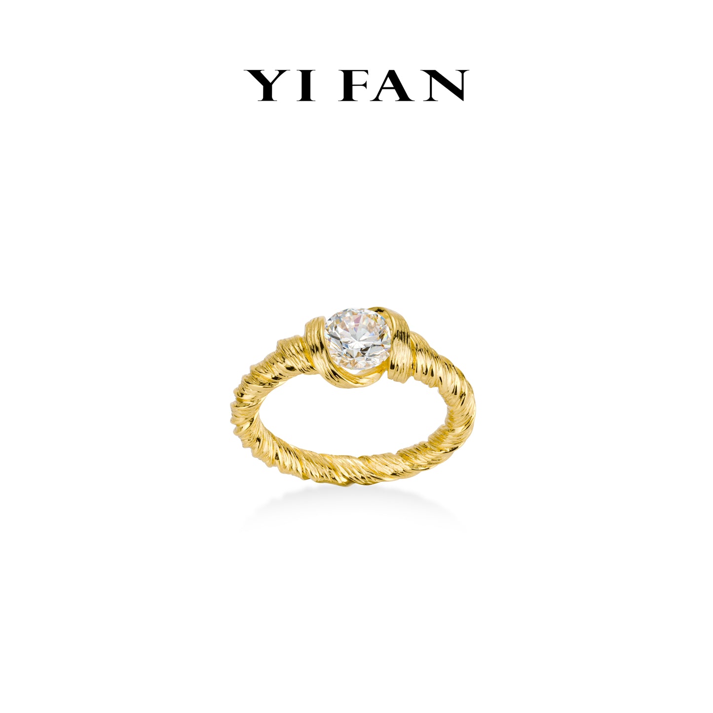 Golden time collection: Wedding "Brilliant Starry Sky" Ring