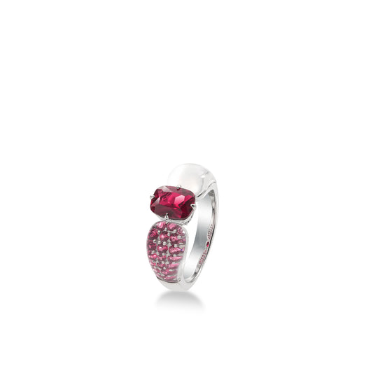 Lab Created Gemstones Ruby(red) Rings 925 sterling silver