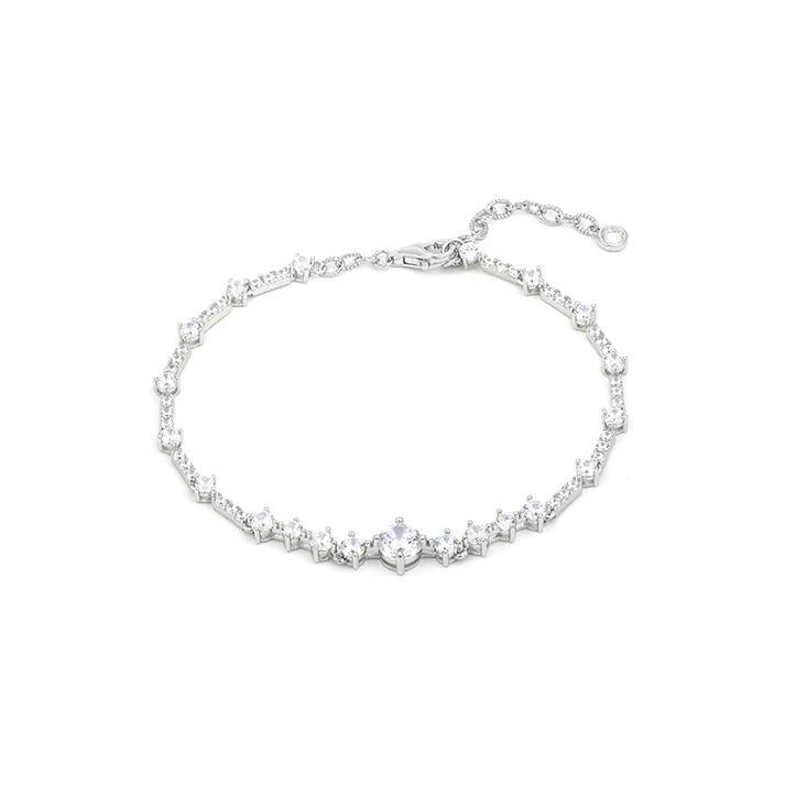 Lab Created Gemstones White Starlight Bracelets 925 sterling silver