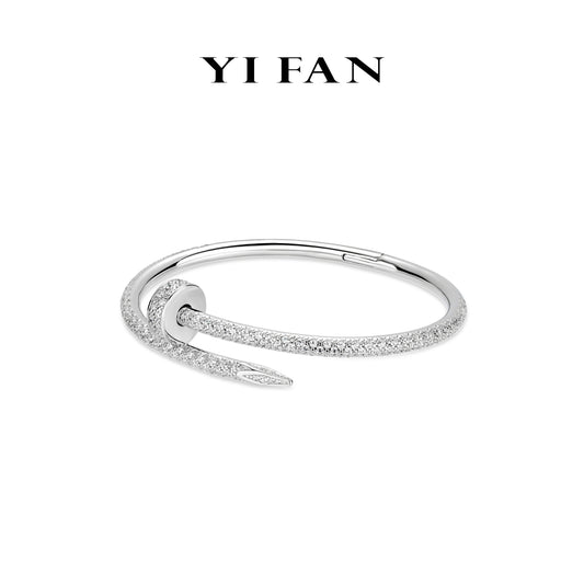 #4672 Luxurious collection: Modern "Extremely robust Nail" Bracelet/Bangle #03106