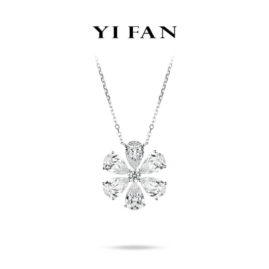 Wedding collection: Modern "The Spring Flower" detailed Necklace #20943 #03118