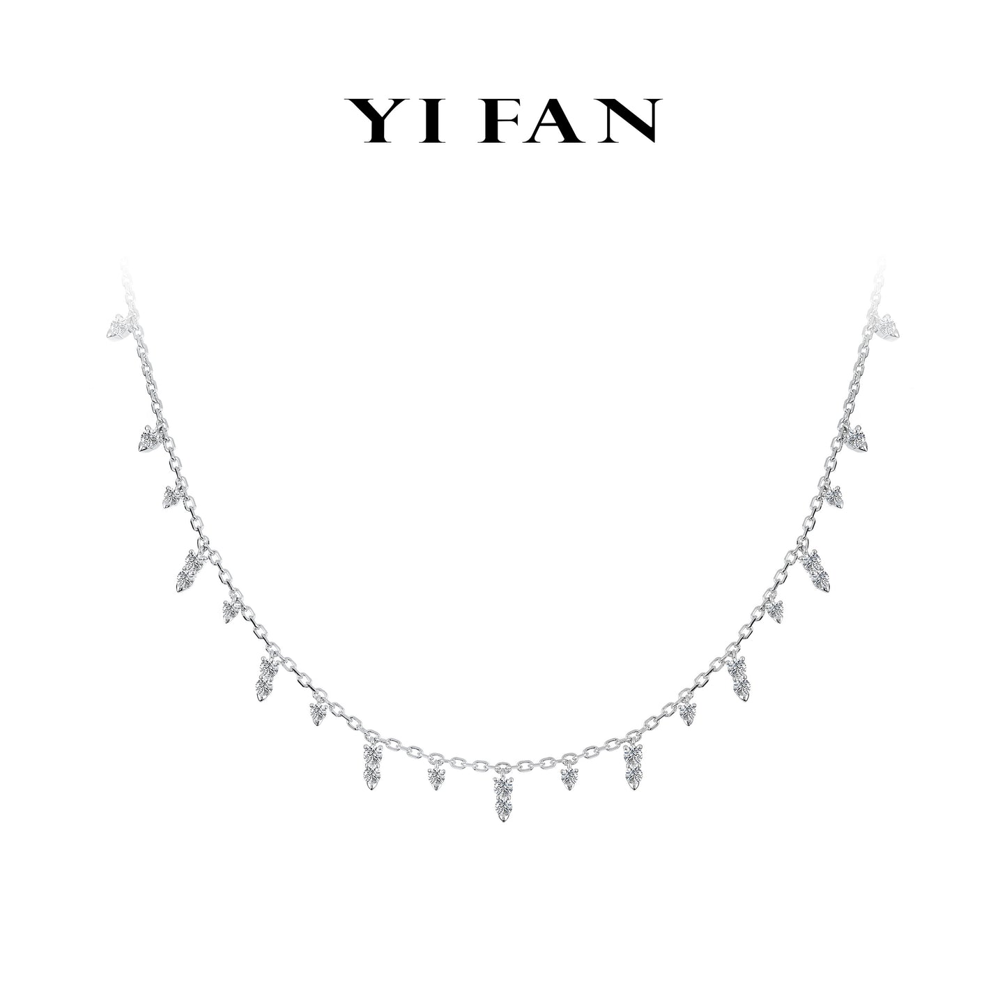 Welfare Exclusive Minimalist collection.White Tassel Necklace