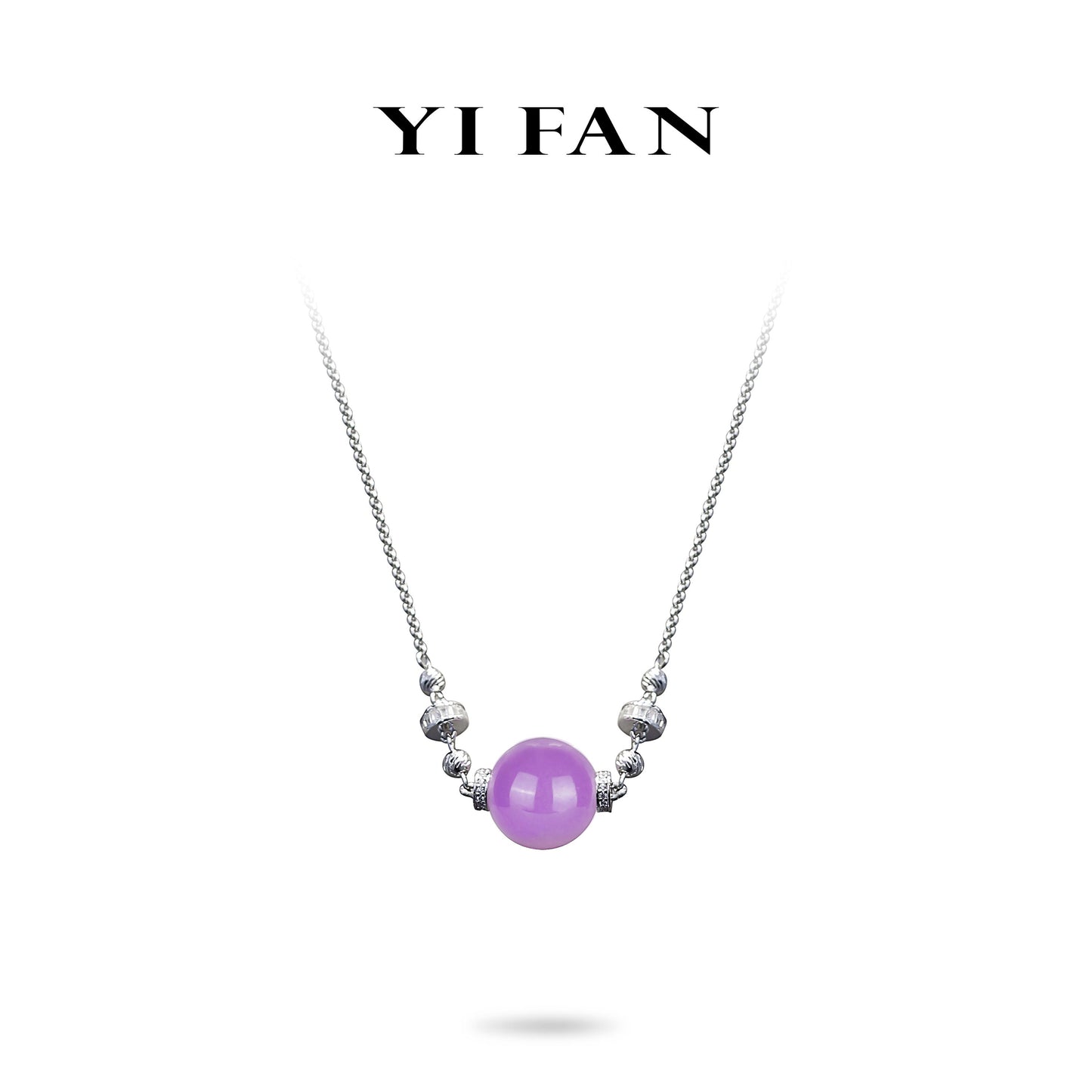 Pre-order: Modern Purple Jade Necklace