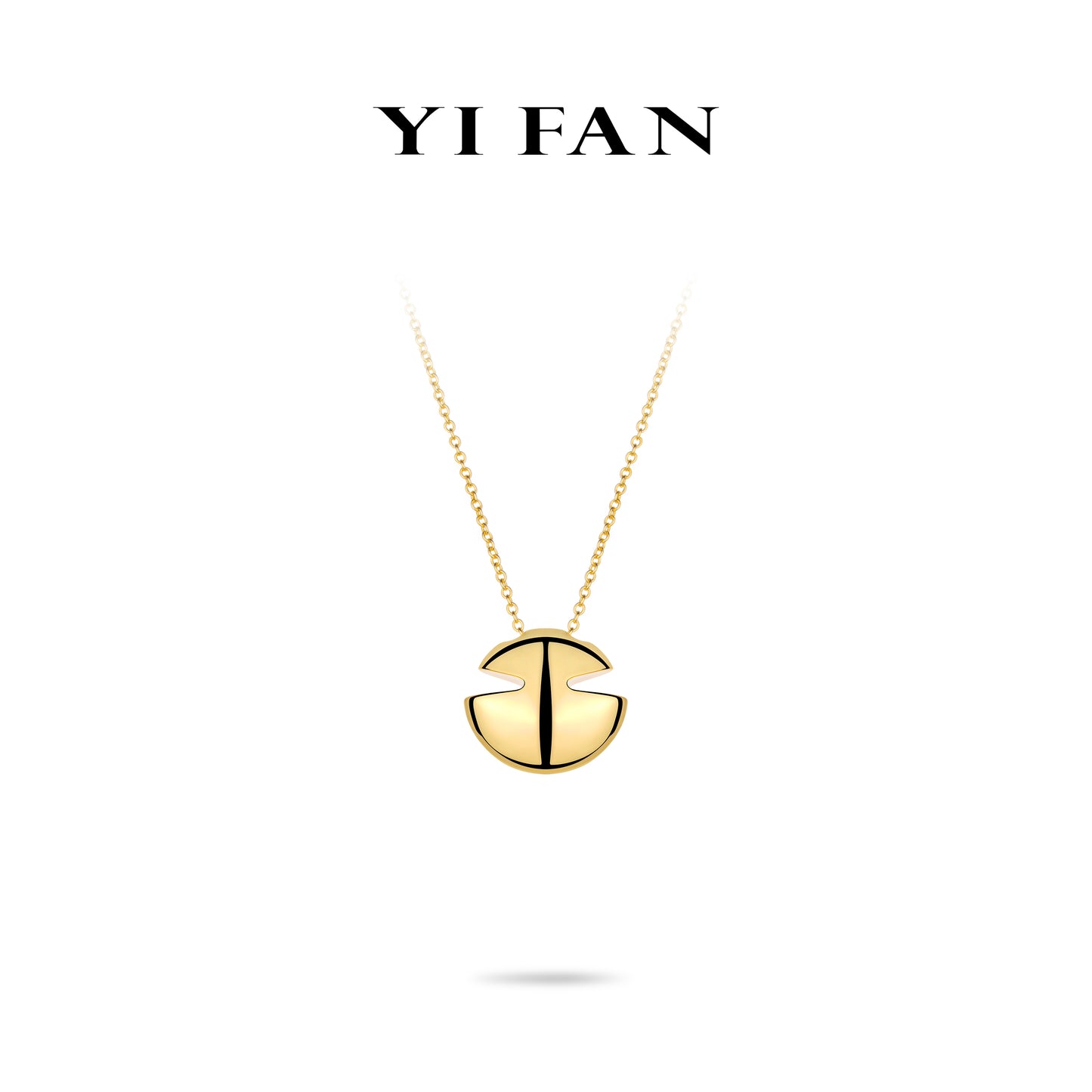 Minimalist collection: Modern "Golden ingot" CNC Necklace