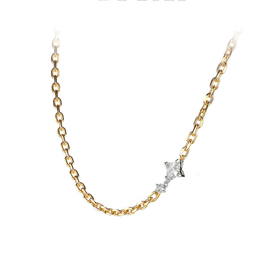 Golden time High Jewelry collection: ModernLucky clover necklace (Unisex, multi-fuction)