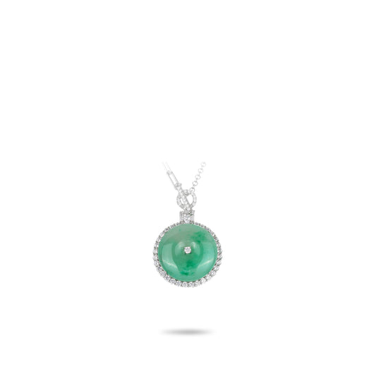 Limited edition: Luxury Dulong Jade AmuletPendant Necklace