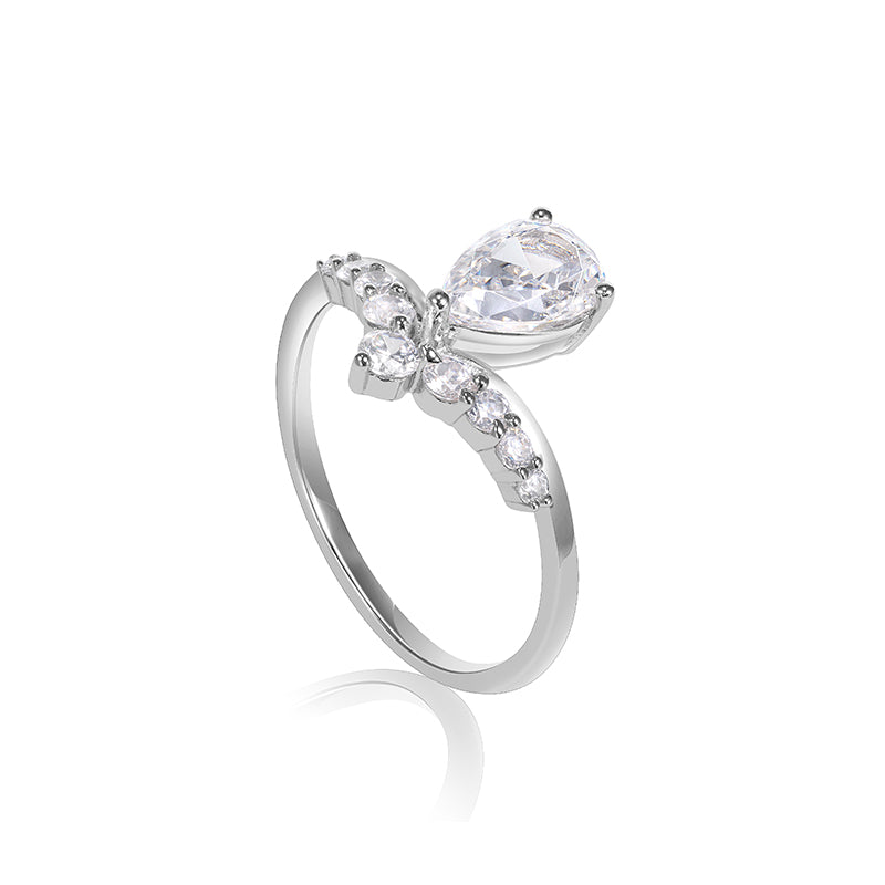 Promotion Wedding collection: Teardrop crown ring