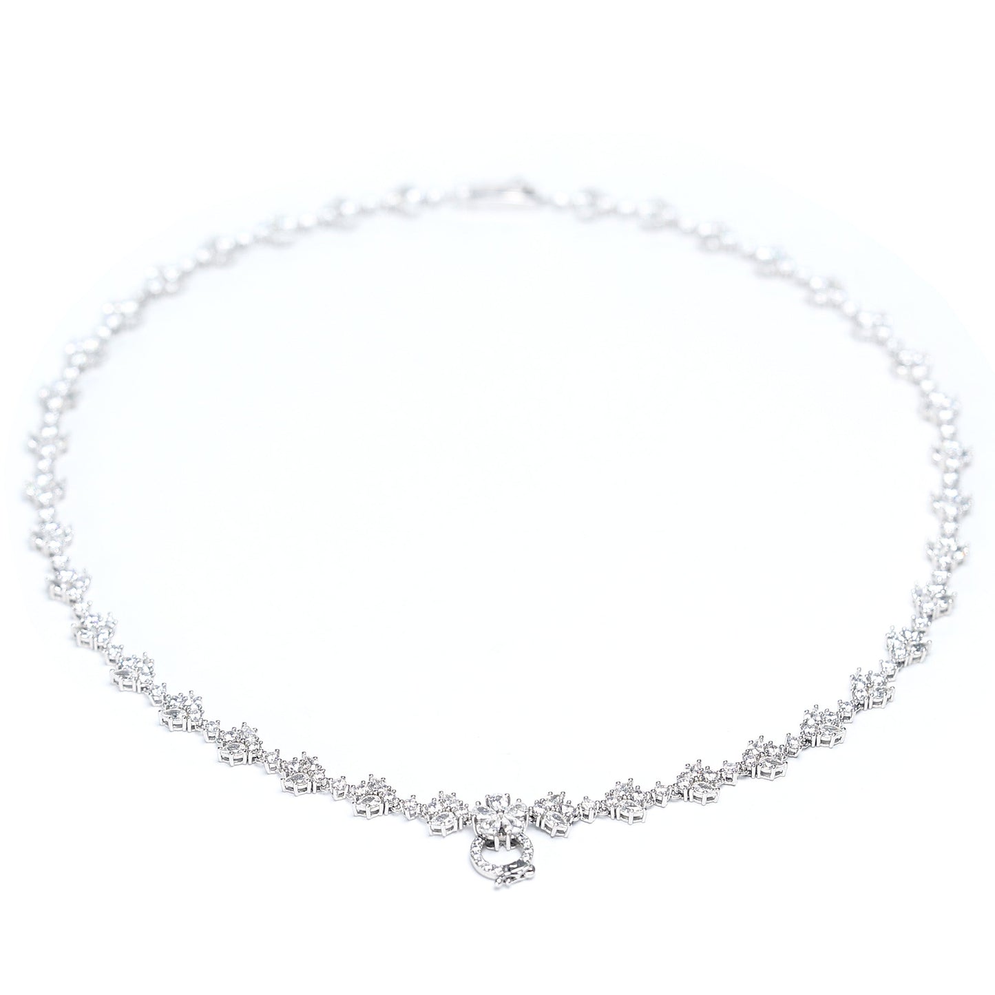 Micro-setting Snowflake multi-purpose chain, sterling silver.