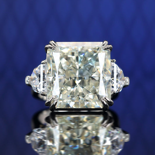 Limited edition Promotion Micro-setting G color Lab created stones Constant love ring, sterling silver